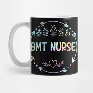 BMT Nurse cute floral watercolor Mug